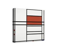 Quadro stampa su tela con vernice effetto dipinto - piet mondrian