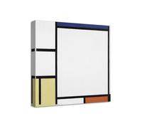 Quadro stampa su tela con vernice effetto dipinto - piet mondrian
