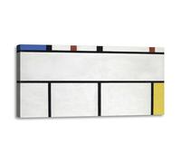 Quadro stampa su tela con vernice effetto dipinto - piet mondrian