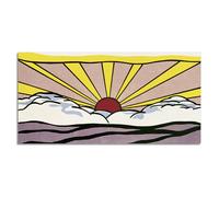 Quadro stampa su tela con vernice effetto dipinto - Roy Lichtenstein