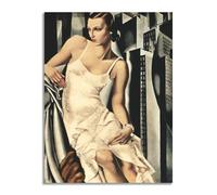 Quadro stampa su tela con vernice effetto dipinto - Tamara de Lempicka