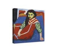 Quadro stampa su tela con vernice effetto dipinto - x