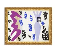 Quadro stampa su tela effetto dipinto con cornice in legno oro - Henri Matisse