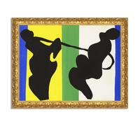 Quadro stampa su tela effetto dipinto con cornice in legno oro - Henri Matisse