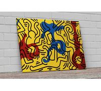 Quadro Stampa su tela fine art pop art Keith Haring arredamento casa home decor