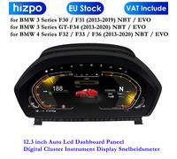 Quadro strumenti digitale da 12.3 pollici per BMW serie 3 4 F30 F31 F32 F33 F34 F36 pannello cruscotto LCD tachimetro Cockpit virtuale support fiber system