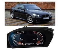 Quadro strumenti digitale LCD con display dell'indicatore di velocità, temperatura e pressione, compatibile con il sistema BMW Serie 5 E60 E61 CIC CCC 2003-2009