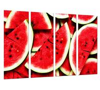 Quadro su Legno, Anguria a fette, Frutta, 131 x 62cm, Stampa in qualita Fotografica. Ref. 26739