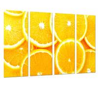 Quadro Su Legno, Fette di arancia, frutta, 131 x 62cm, Stampa in qualita fotografica. Ref. 26731