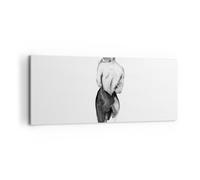 Quadro su Tela 100x40cm Acquarello donna nudità Stampe Immagini Quadri Murale