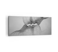 Quadro su Tela 100x40cm Stampe da Parete Bacio amore coppia Grandi Decorazione Murale Camera da Letto Cucina 1 pezzo Quadri Moderni Soggiorno Grafica Immagini Wall Art Canvas AB100x40-4967