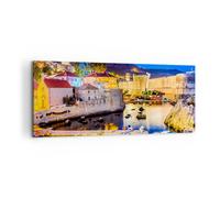 Quadro su Tela 100x40cm Croazia Dubrovnik centro storico fortezza Stampe Murale