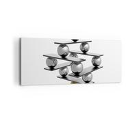 Quadro su Tela 100x40cm Equilibrio struttura stabilità palla Stampe Murale