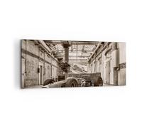 Quadro su Tela 100x40cm Formula 1 Corsa Retro Stampe Immagini Quadri Murale