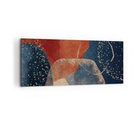 Quadro su Tela 100x40cm I colori le forme la geometria Stampe Immagini Murale