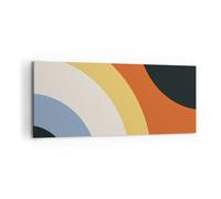 Quadro su Tela 100x40cm L'astrazione i colori il raggio Stampe Immagini Murale