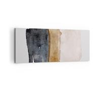 Quadro su Tela 100x40cm L'astrazione i colori l'acquerello Stampe Murale