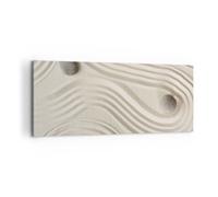 Quadro su Tela 100x40cm Pietre figure sabbia Stampe Immagini Quadri Murale
