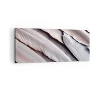 Quadro su Tela 100x40cm Piume ali piume Stampe Immagini Quadri Moderni Murale