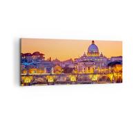 Quadro su Tela 100x40cm Roma italia basilica storia Stampe Immagini Murale
