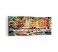 Quadro su Tela 100x40cm Santa Margherita Ligure Stampe Immagini Quadri Murale