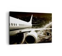 Quadro su Tela 100x70cm Aereo Strade Città Stampe Immagini Quadri Moderni Murale