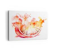 Quadro su Tela 100x70cm Arancione Frutta estate Stampe Immagini Quadri Murale