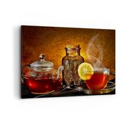 Quadro su Tela 100x70cm Asia tè sapore salute Stampe Immagini Quadri Murale