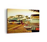 Quadro su Tela 100x70cm auto Cuba classica Stampe Immagini Quadri Moderni Murale
