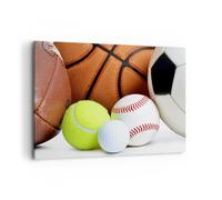Quadro su Tela 100x70cm Calcio palla sport golf Stampe Immagini Quadri Murale