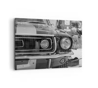 Quadro su Tela 100x70cm Ford Mustang Mach Stampe Immagini Quadri Moderni Murale