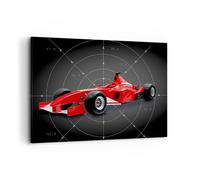 Quadro su Tela 100x70cm Formula F1 auto velocità Stampe Immagini Quadri Murale