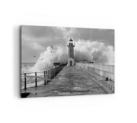 Quadro su Tela 100x70cm Lanterna Mare Portogallo Stampe Immagini Quadri Murale