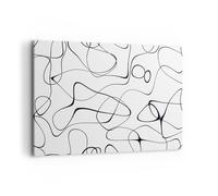 Quadro su Tela 100x70cm Linea niente modello Stampe Immagini Quadri Murale