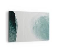 Quadro su Tela 100x70cm Moderno Minimalista Astrazione Stampe Immagini Murale