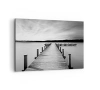 Quadro su Tela 100x70cm Ponte pace acqua Stampe Immagini Quadri Moderni Murale