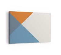 Quadro su Tela 100x70cm Quattro i colori l'astrazione Stampe Immagini Murale