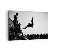 Quadro su Tela 100x70cm sport skateboard Stampe Immagini Quadri Moderni Murale