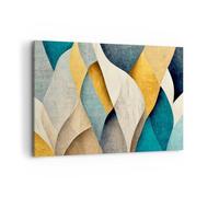 Quadro su Tela 100x70cm Stampe da Parete Astrazione Pezzo Consumati Grandi Decorazione Murale Camera da Letto Cucina 1 pezzo Quadri Moderni Soggiorno Grafica Immagini Wall Art Canvas AA100x70-5621