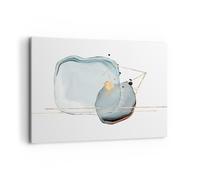 Quadro su Tela 100x70cm Una Goccia D'Acqua Astrazione Stampe Immagini Murale