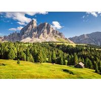 Quadro su tela 120 x 80 cm: vista mozzafiato del patrimonio Passo nelle Dolomiti, Europa (139917345)