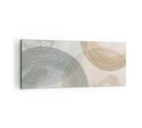 Quadri Moderni Soggiorno Acquerello Ruote Pastello Quadro su Tela 120x50cm Stampe da Parete Camera da Letto Cucina 1 pezzo Wall Art Canvas Grandi Decorazione Murale Grafica Immagini AB120x50-4842