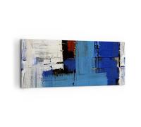 Quadro su Tela 120x50cm Astrazione Pezzo Modernità Stampe Immagini Quadri Murale