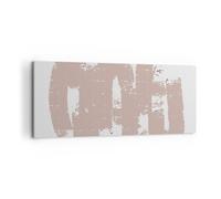 Quadro su Tela 120x50cm Astrazione Vuoto Minimalismo Stampe Immagini Murale