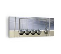 Quadro su Tela 120x50cm Cromo proiettili scienza Stampe Immagini Quadri Murale