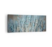 Quadro su Tela 120x50cm Lavanda Lama Fiore Stampe Immagini Quadri Moderni Murale