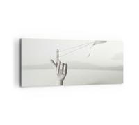 Quadro su Tela 120x50cm Moderno Mano Aquilone Stampe Immagini Quadri Murale