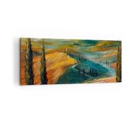 Quadro su Tela 120x50cm Paesaggio Toscana Viaggi Stampe Immagini Quadri Murale