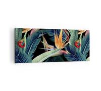 Quadro su Tela 120x50cm Pianta tropicale fiore Stampe Immagini Quadri Murale
