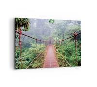 Quadro su Tela 120x80cm Bridge sospeso Costa Rica Stampe Immagini Quadri Murale